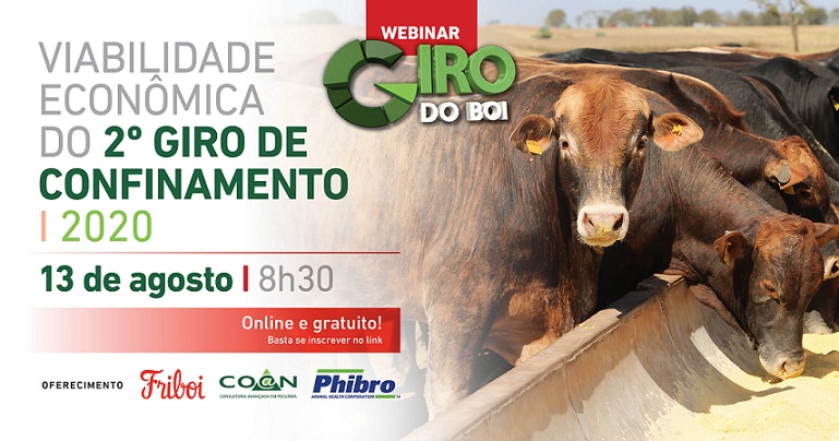 12º Webinar Giro do Boi – Viabilidade Econômica do 2º Giro de Confinamento em 2020