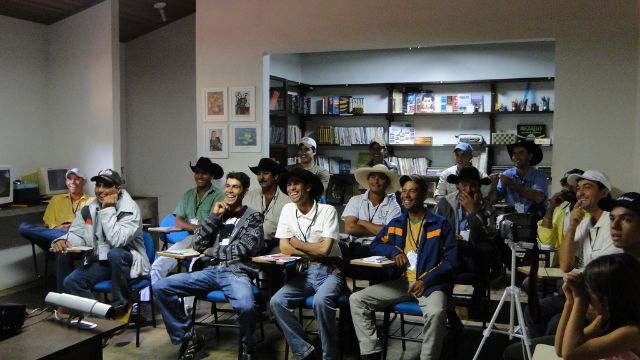 Capacitações em salas de treinamento da própria fazenda. Foto: Divulgação/Fazenda Nossa Senhora das Graças
