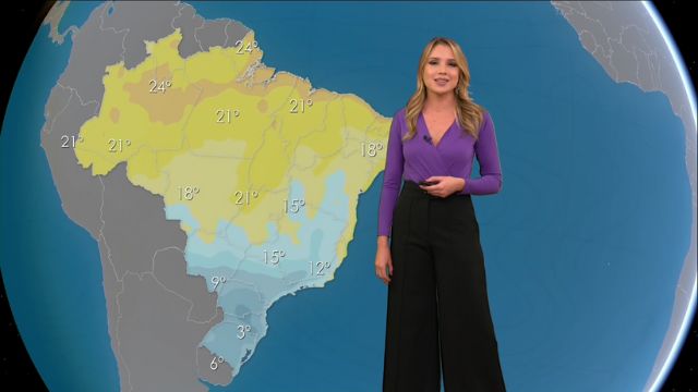 Temperatura cai e traz risco de geada no pasto. Saiba onde
