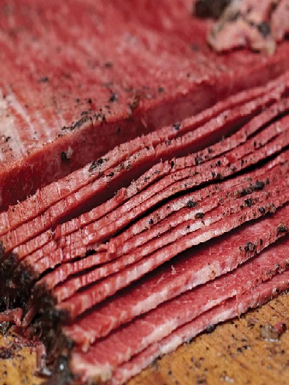 Pastrami de bacon bovino Pastrami de bacon bovino