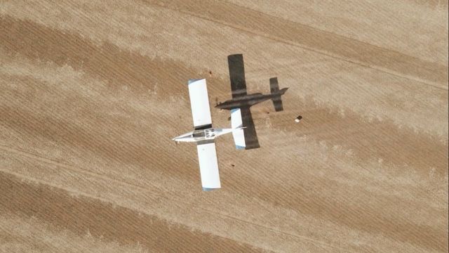 Aplicação de defensivos: avião reduz o tempo em 10 vezes na comparação com trator