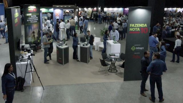 Estante do Fazenda Nota 10 no Feedlot Summit Brazil 2022. Foto: Divulgação