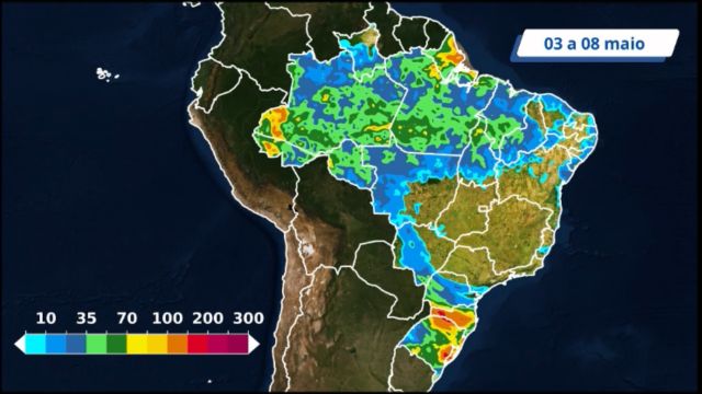 Tempo firme se espalha, mas ainda há chuvas no capim. Saiba onde