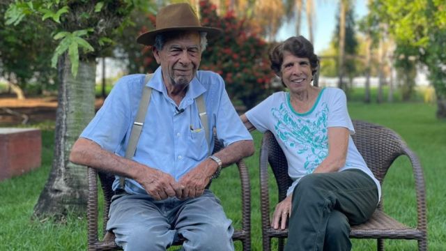 Zé Humberto e sua esposa, dona Edilza. Foto: Fazenda Camparino
