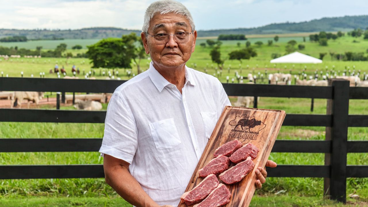 pecuarista Shiro Nishimura, presidente da ACCN. Foto: Divulgação/ACCN