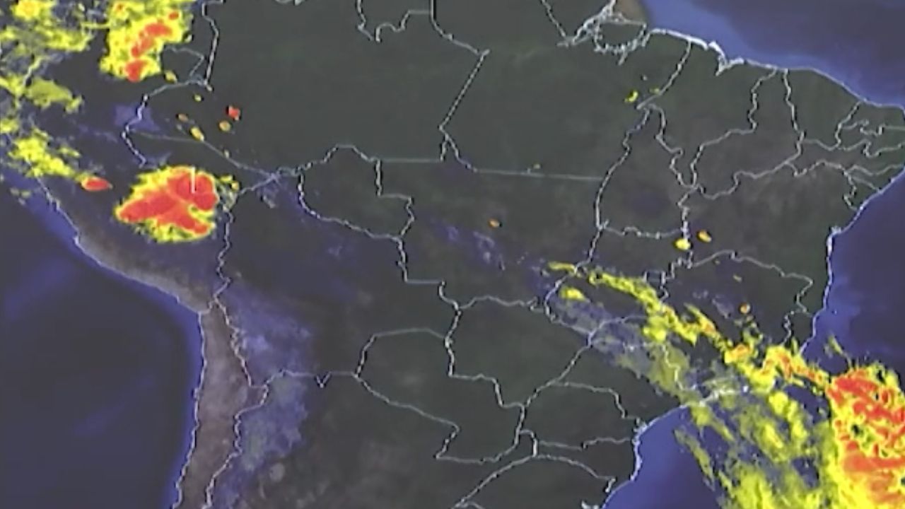 Frente fria leva fortes chuvas para áreas de pasto no centro-oeste. Saiba os detalhes